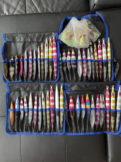 48-Piece Slow Pitch Jig Set — Ready for Deep Drop & Offshore Fishing