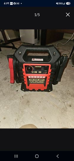 VIKING 》1700 PEAK AMPS》+|_|-12V JUMP STARTER《150 PSI□■ AIR●○ COMPRESSOR《