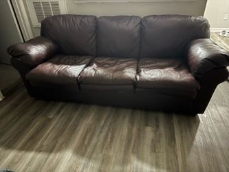 Leather couch
