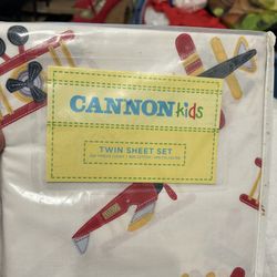 kids airplane sheet set 