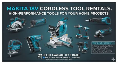 18V Makita Tool Rentals