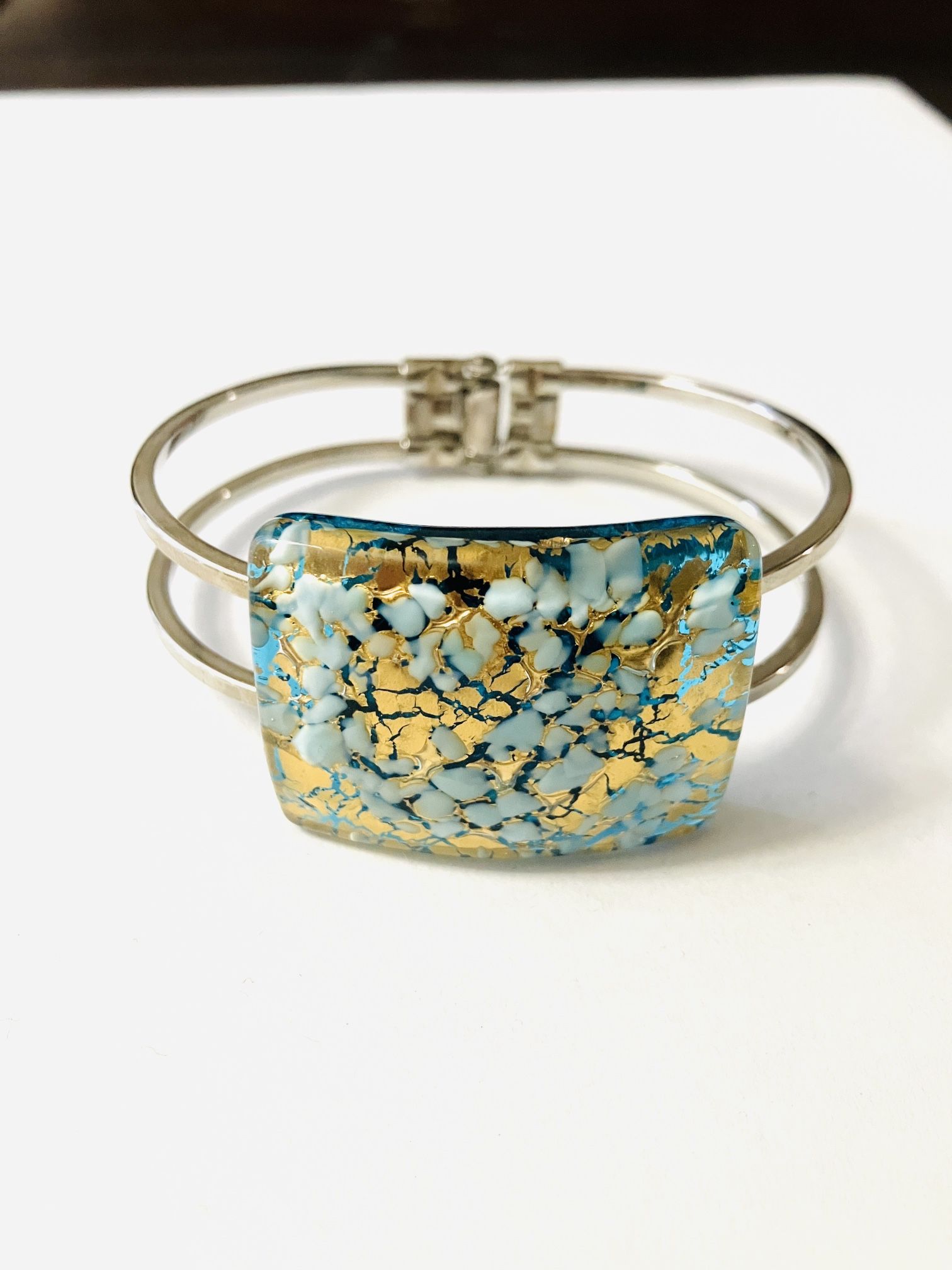 Murano Glass Bangle Bracelet