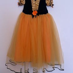 Candy Corn Witch Girls Dress