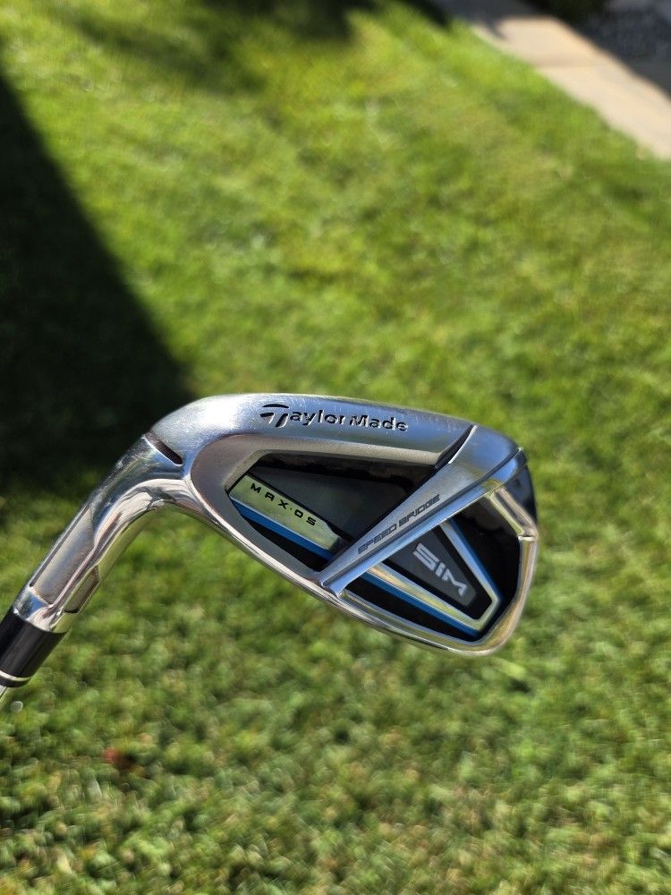 Taylormade SIM Max OS 8 Iron Golf Club, LH