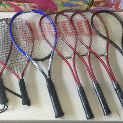 Set Of Six!!! $5 Each For Tennis Rackets 