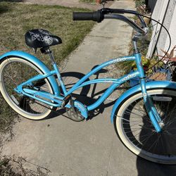 Electric women’s  Hawaii beach cruiser 