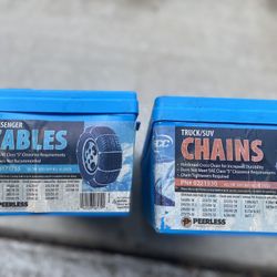 Selling Two new Sets Of Snow Chains/cable $45 each  