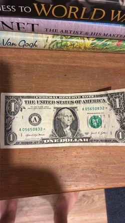 $1 one dollar - Star note