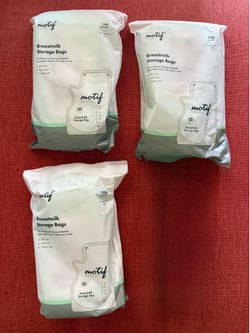 Breast milk storage bags 100 count