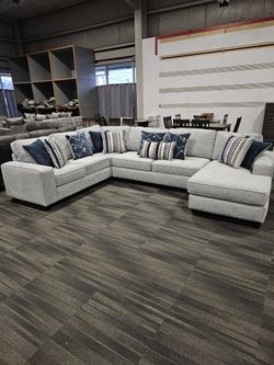 3 Piece Fabric Sectional Sofa Brand New 