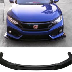 Fits 17-21 Honda Civic Hatchback Sport 4Dr GT Style Front Bumper Lip