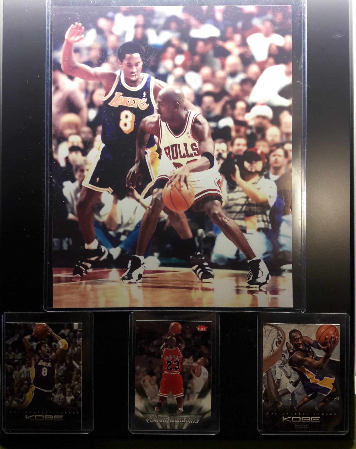 Kobe Bryant vs Jordan plaque