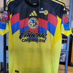 Nike Mens 25/26 Club America Home Jersey Authentic Size Large No Trade 