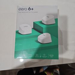 Eero 6+ Dual Band Mesh Wifi 6 System 