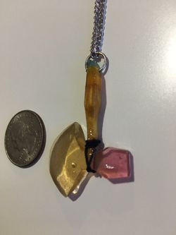 handmade resin necklace