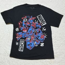 Spider-Man Marvel x Ecko Scrappy T-Shirt BLK Size 