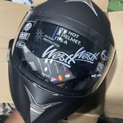 Westt Full Face Helmet Flip Up Motorcycle Helmet DOT Approved