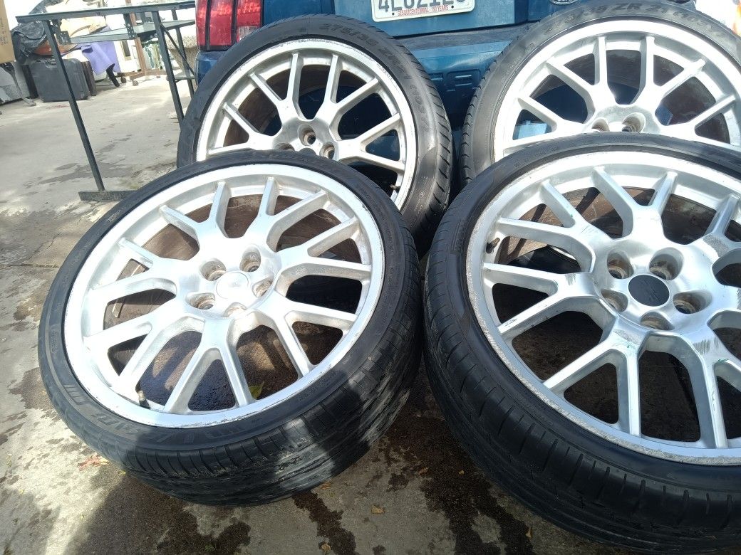 2015 21" OEM Chevy Camaro Wheels And Tires