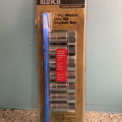 KLUTCH 7 PC METRIC HEX BIT SET 