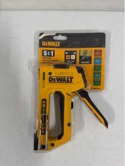 DEWALT 5 in 1 Multi-Tacker Stapler and Brad Nailer Multi-Tool
