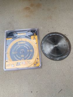 2 DeWalt Saw Blades