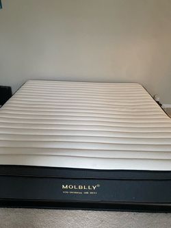 King Size Bed - 14” Mattress + Platform Bed Frame