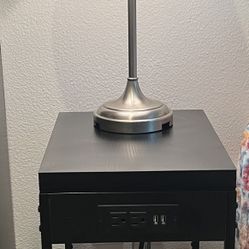 Nightstand With Lamp