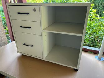 White Cabinet 31”L x 17”W x 26”H