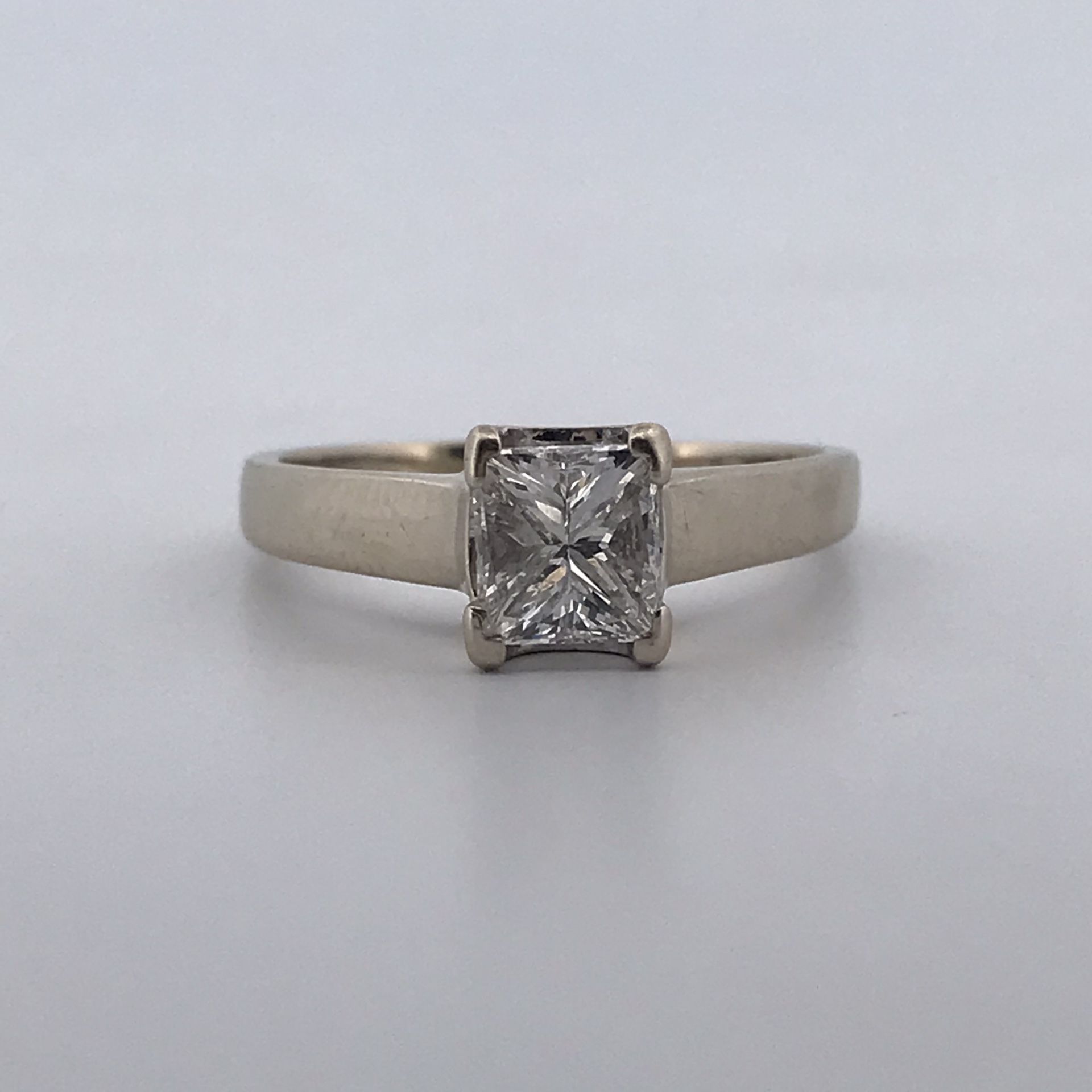 14k yellow gold 1.0ct diamond ring size 8