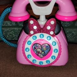 Disney Junior Minnie Mouse Happy Helpers Ring Me Rotary Phone