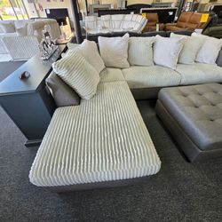 Light gray sectional