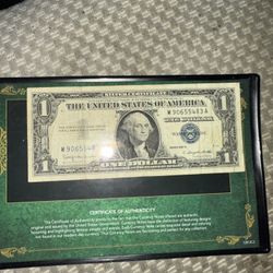 1935 & 1957 One Dollar Bill