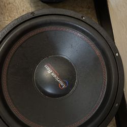 2 15inch American Bass Subs 