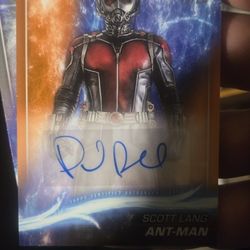 Topps Chrome Marvel Studios Ant-man Paul Rudd Autograph Parallel Auto AA-PR Orange NM