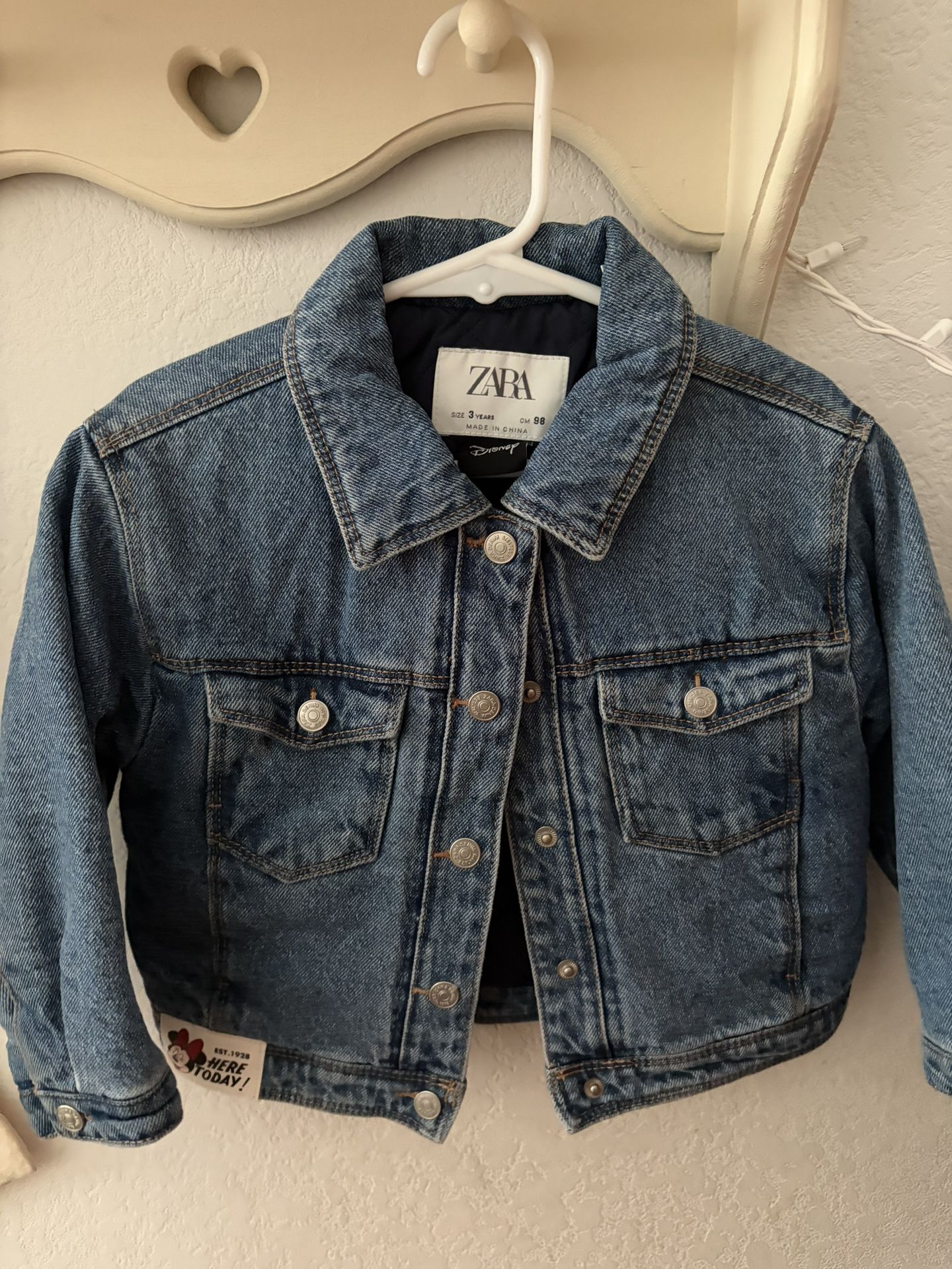 Zara Denim Jacket Size 3