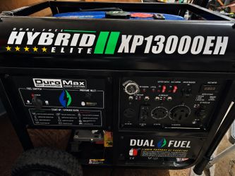 Generator - DuroMax XP13000EH 13,000W Dual Fuel  - Like New