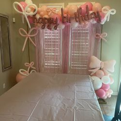 Bows Balloon Garland 