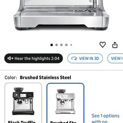 Breville Touch Espresso Machine 