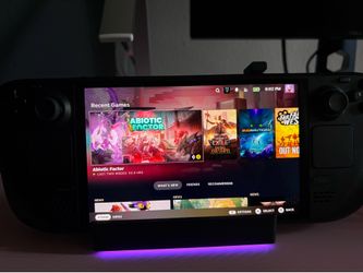OLED Steam Deck with Razer Deck and Case