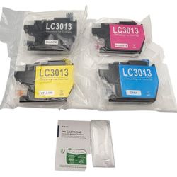 4pk LC3013  Ink Cartridges Black,Cyan,Yellow,Magenta