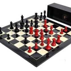 The Superior Grandmaster Chess Set, Box, & Board