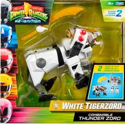 Power Rangers Re Ignition White Tigerzord Combinable Thunderzord – New