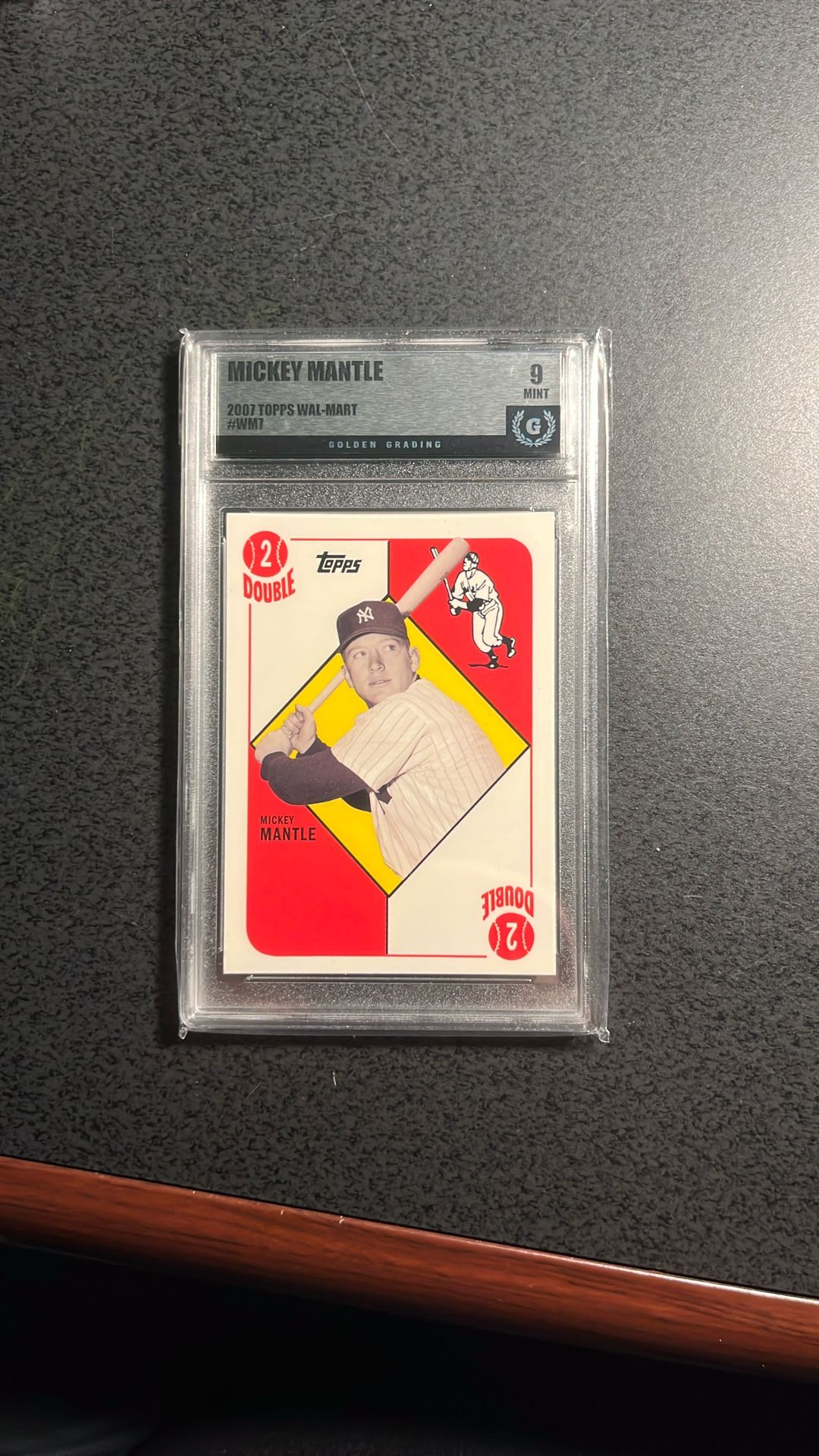 Mickey Mantle 2007 Topps Baseball Card- Graded 9