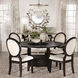 New 5 Pc  Dinning Set With Table And 4 Chairs