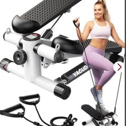 $30 Brand new Steppers For Exercise At Home, Mini Stair Stepper With Resistance Bands