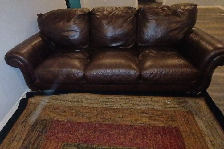 Leather Sofa 