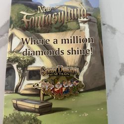Walt Disney World Cast Member Fantasyland Seven Dwarfs Mine Train Trading Pin"