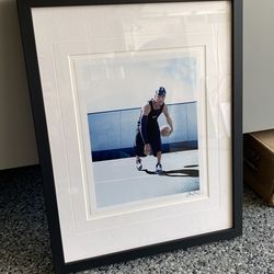 Framed Allen Iverson Photograph 14x18
