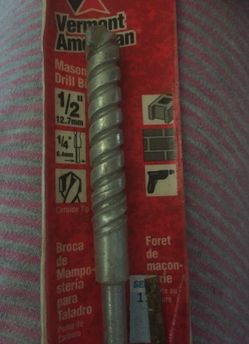 For Mont American masonry drill bit 1/2 inch