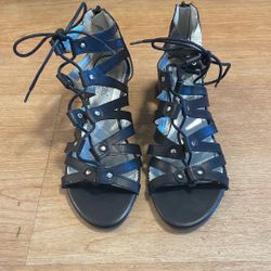 Black Gladiator Sandals